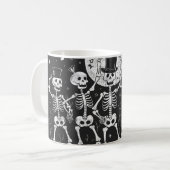Gothic Dancing Skeleton Gift Collectie Koffiemok (Voorkant links)