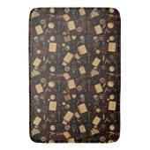 Gothic Dark Academia Bath Mat – Mysterieus en verf (Voorkant Verticaal)