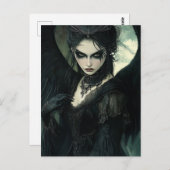 Gothic Dark Angel Fantasy Briefkaart (Voorkant / Achterkant)