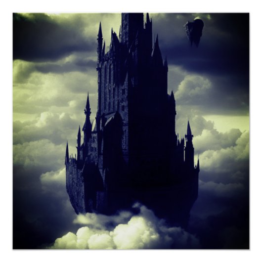 Gothic dark castle perfect poster (Voorkant)