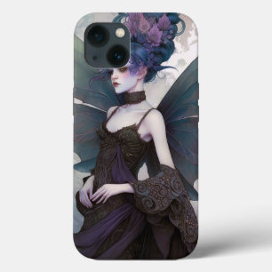 Gothic Dark Fairy Girl Fantasy Art iPhone 13 Hoesje