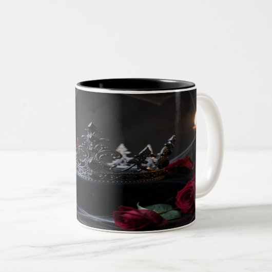 Gothic Dark Fantasy Crown Mug (Devant droit)