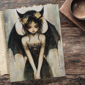 Gothic Dark Fantasy Fairy with Floral Crown Planner