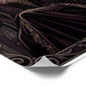 Gothic Dark Queen Vampire Royalty Fantasy Portrait Poster (Hoek)