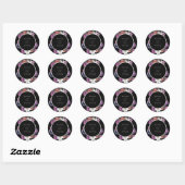 Gothic Dark Wedding Seals Halloween Sticker N100 (Vel)