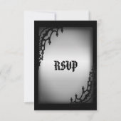 Gothic Design RSVP met Entree Choice (Achterkant)