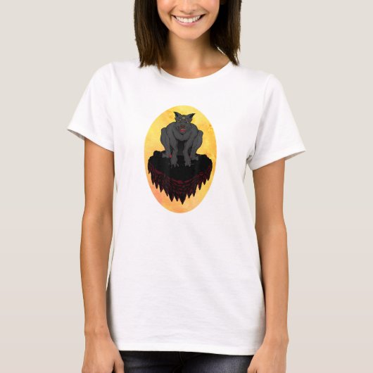 Gothic Devil Demon Aesthetic Clothing Soft Grunge T-shirt (Voorkant)