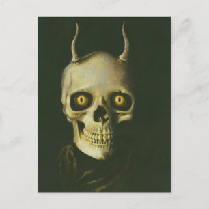Gothic Devil Skull Briefkaart
