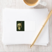 Gothic Devil Skull Lable Etiket (Insitu)