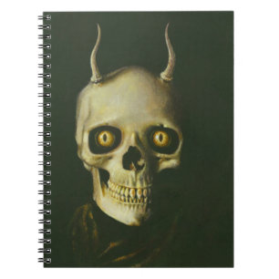 Gothic Devil Skull Notitieboek