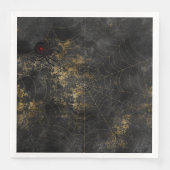 Gothic Distress Spooky Spider Web Servet (Voorkant)