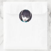Gothic Doll Grunge Sticker (Tas)