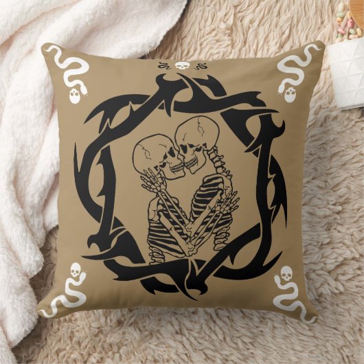 Gothic Donker Romantisch Liefhebbers Gift Kussen (Deken)