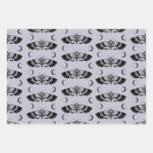 Gothic doodshoofd hawkmot inpakpapier vel (Voorkant 3)