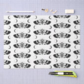 Gothic doodshoofd hawkmot tissuepapier (Craft)