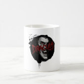 Gothic Dracula Vampire Mug - Vintage Horror (Centre)