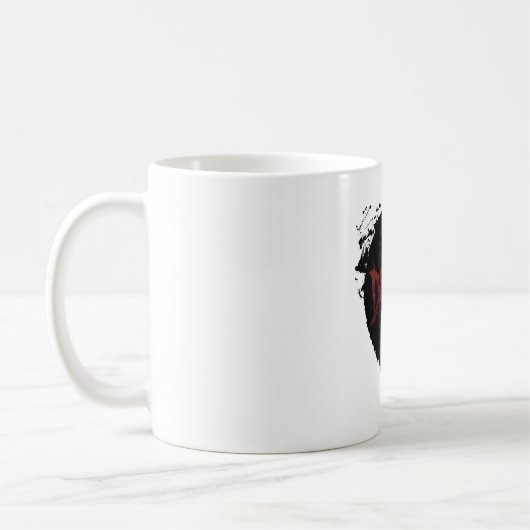 Gothic Dracula Vampire Mug - Vintage Horror (Gauche)