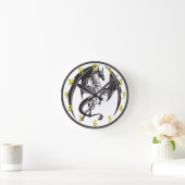 Gothic Dragon Clock Ronde Klok (Huis)
