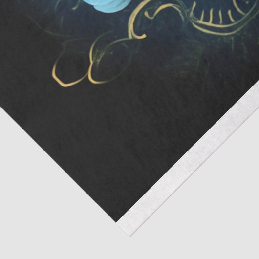 Gothic Dragonfly 1 Decoupage papier (Detail)