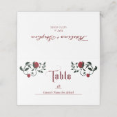 Gothic Dripping Bloody Rozen Moody Foto Bruiloft (Buitenkant ongevouwen)