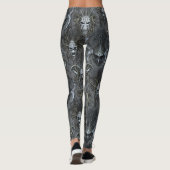 Gothic Dungeon Gothic Skulls Fantasy Demon Helm Leggings (Achterkant)