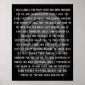 Gothic Edgar Allan E Memento Mori Skull Halloween Poster (Voorkant)