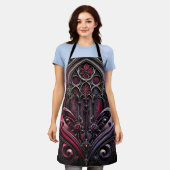 Gothic Elegance Schort (Gedragen)