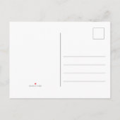 Gothic Elegant Save the Date Announding Briefkaart (Achterkant)