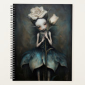 Gothic Enchanted Fairy Holding White Rose (Devant)
