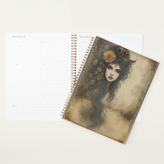 Gothic Enchantress Planner (Devant avec enveloppe)
