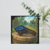 Gothic engagement gift kaart (Staand voorkant)