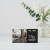 Gothic Europe Medieval Fantasy renaissance Castle Visitekaartje (Staand voorkant)