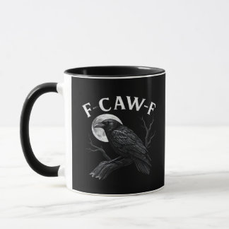 Gothic F-Caw-F Humor Grappige Kraai Mok
