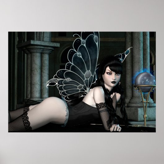 Gothic Fae Series ANNA Fantasy Art Poster (Voorkant)