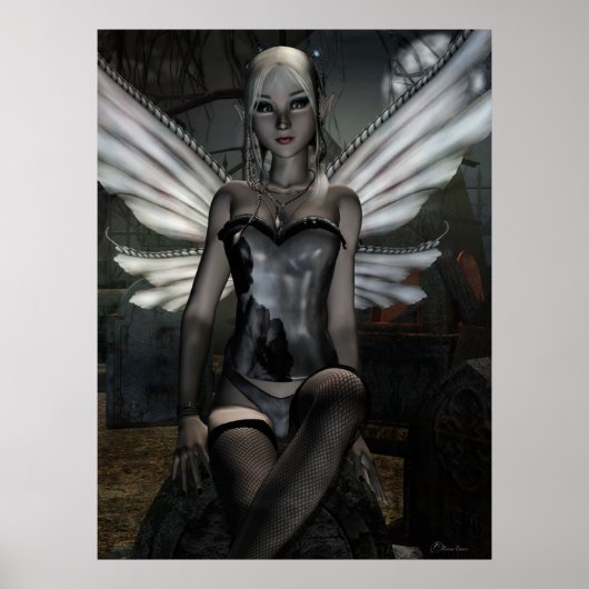 Gothic Fae Series TRINITY Fantasy Art Poster (Voorkant)