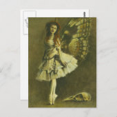 Gothic Fairy Briefkaart (Voorkant / Achterkant)