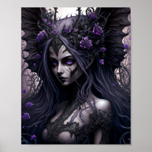 Gothic Fairy Dark Fantasy Art Poster