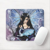 Gothic Fairy Dragon Mousepad van Molly Harrison Muismat (Met muis)