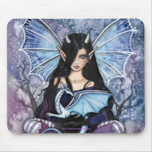 Gothic Fairy Dragon Mousepad van Molly Harrison Muismat