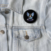 Gothic Fairy Dragon Pin, Button van Molly Harrison (In situ)