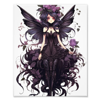 Gothic Fairy Foto Afdruk