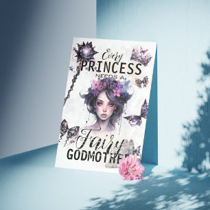 Gothic Fairy Godmother Voorstel Foto Kaart