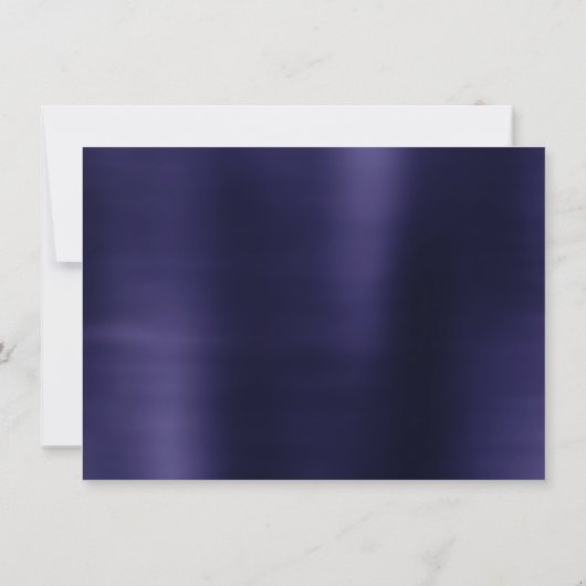 Gothic Fairy Indigo Gown | Deep Royal Paarse Sheen Kaart (Achterkant)