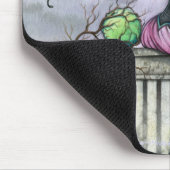 Gothic Fairy Mousepad beroemd gemaakt door Molly H Muismat (Hoek)