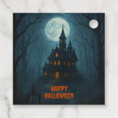 Gothic Fantasy | Bezienswaardigheden Castle & Mist Bedankjes Labels (Achterkant)