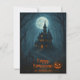 Gothic Fantasy   Bezienswaardigheden Castle & Mist Briefkaart