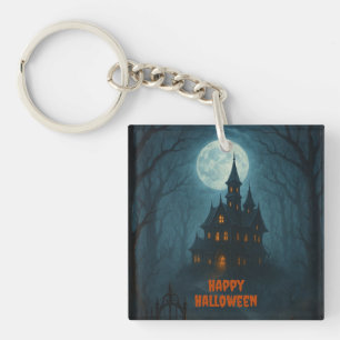Gothic Fantasy Bezienswaardigheden Castle & Mist Sleutelhanger
