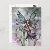 Gothic Fantasy Fairy Art Briefkaart (Voorkant / Achterkant)