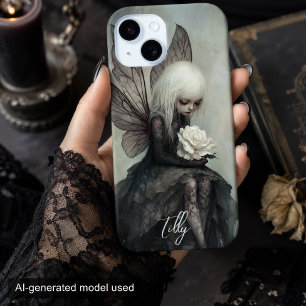 Gothic Fee & Witte Roos Aangepaste Donkere Fanta