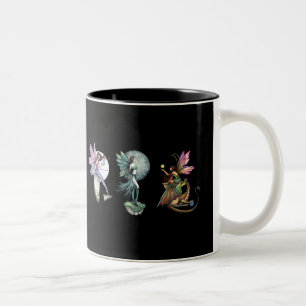 Gothic Feeën Koffie Theekop door Molly Harrison Tweekleurige Koffiemok